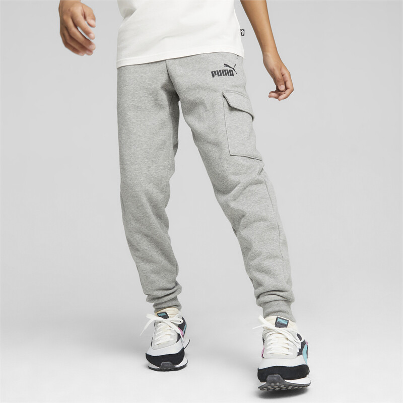 Men's PUMA Youth Cargo Pants, Gray