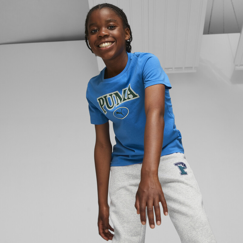 

Men's PUMA SQUAD Youth Tee, Black/blue
