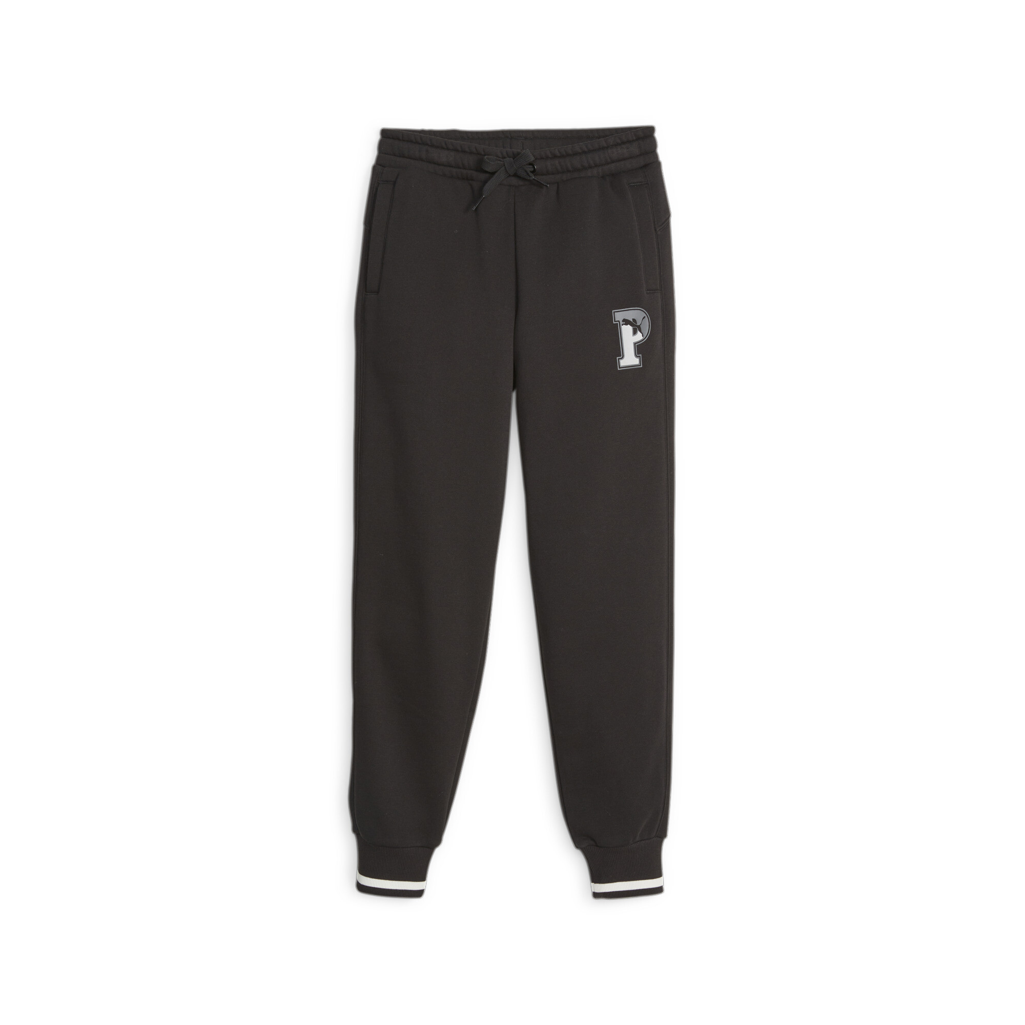 PUMA SQUAD Fleece Sweatpants In Black, Size 9-10 Youth