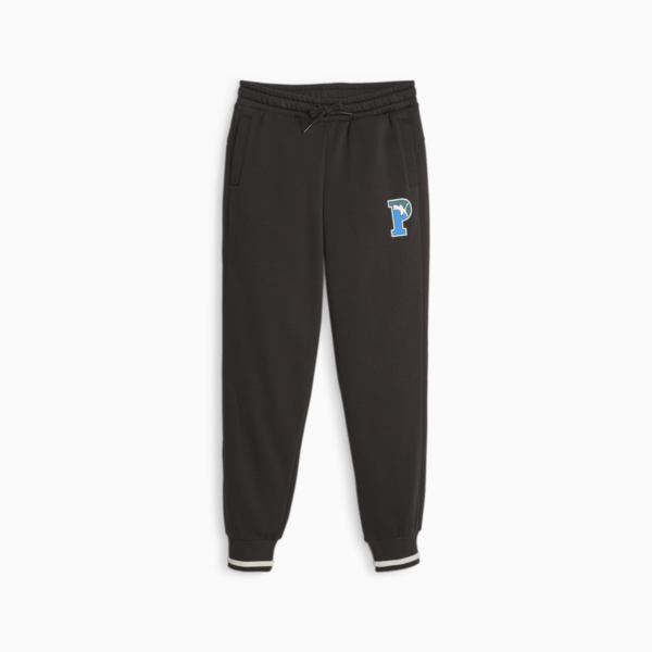 PUMA SQUAD Youth Fleece Sweatpants, PUMA Black-cat, large-ZAF