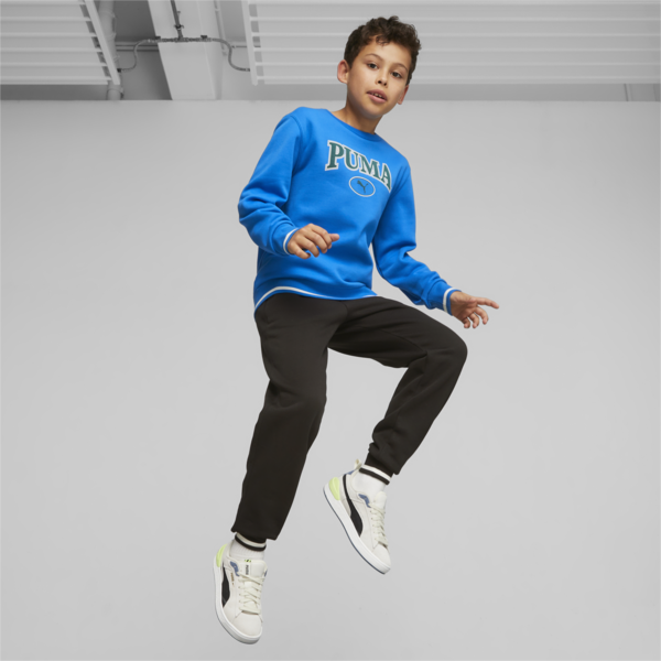 PUMA SQUAD Youth Fleece Sweatpants, PUMA Black-cat, large-ZAF