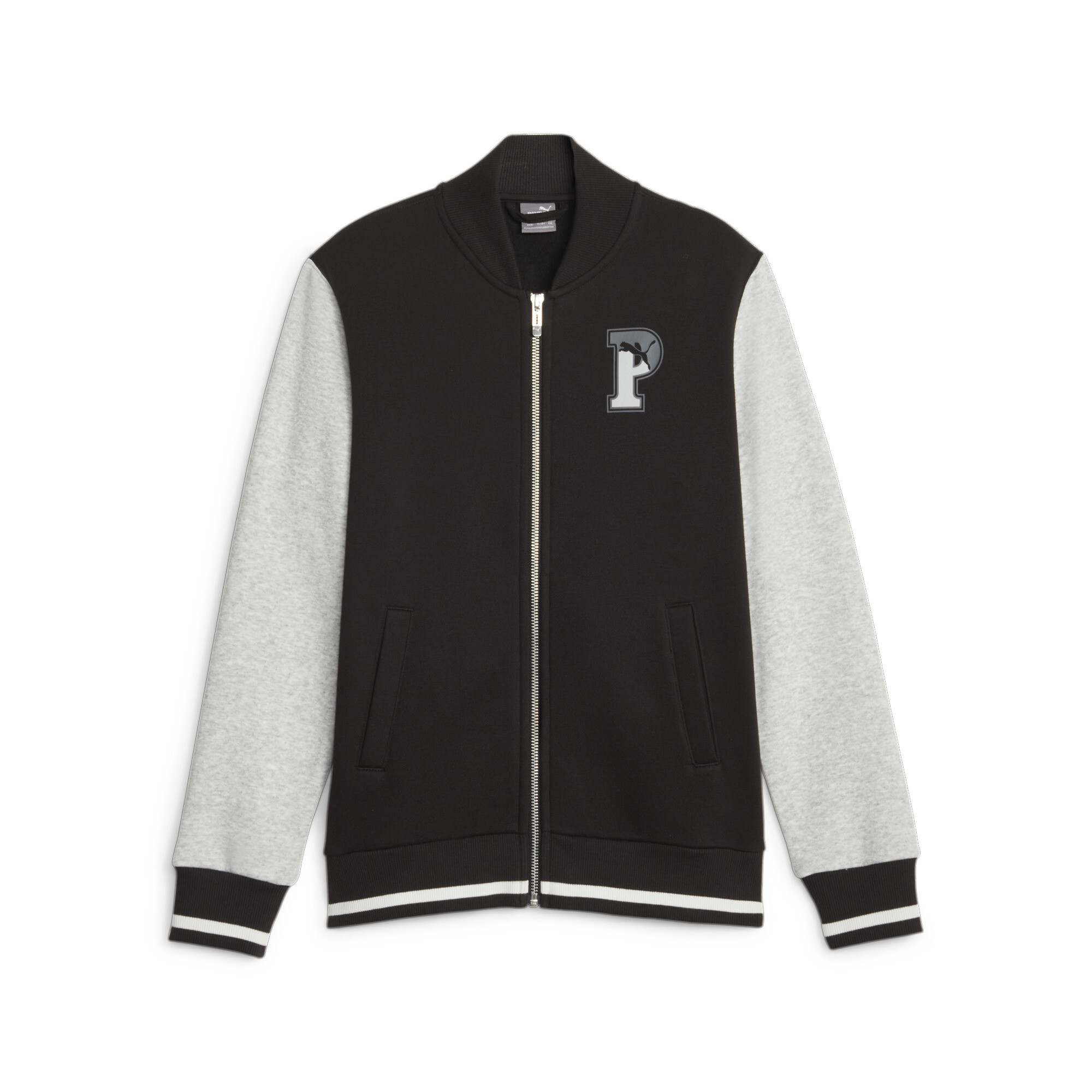 PUMA SQUAD Bomber Jacket Kids In Black, Size 7-8 Youth