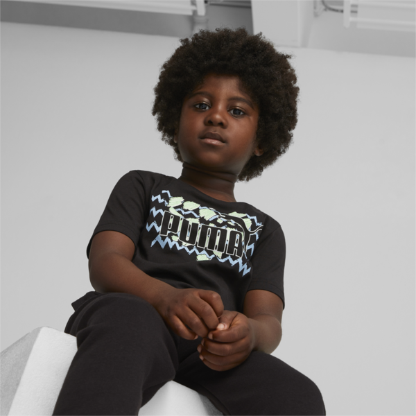 Essentials Mix Match Kids' Tee, PUMA Black, large-ZAF