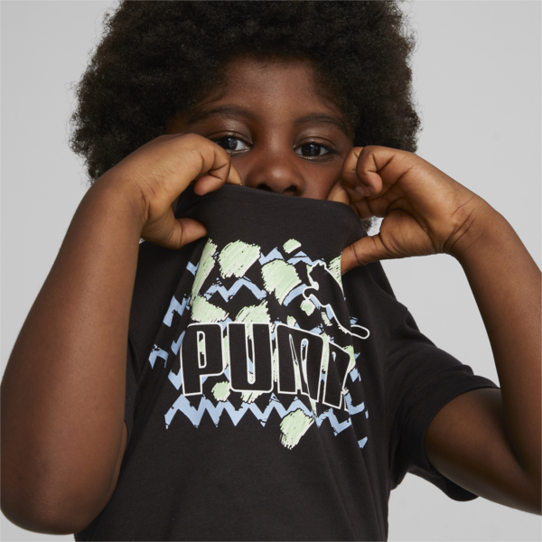 Essentials Mix Match Kids' Tee, PUMA Black, large-ZAF
