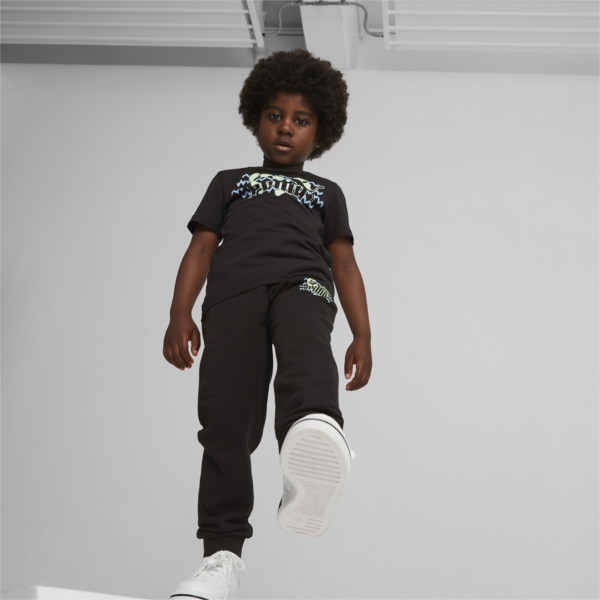 Essentials Mix Match Kids' Tee, PUMA Black, large-ZAF