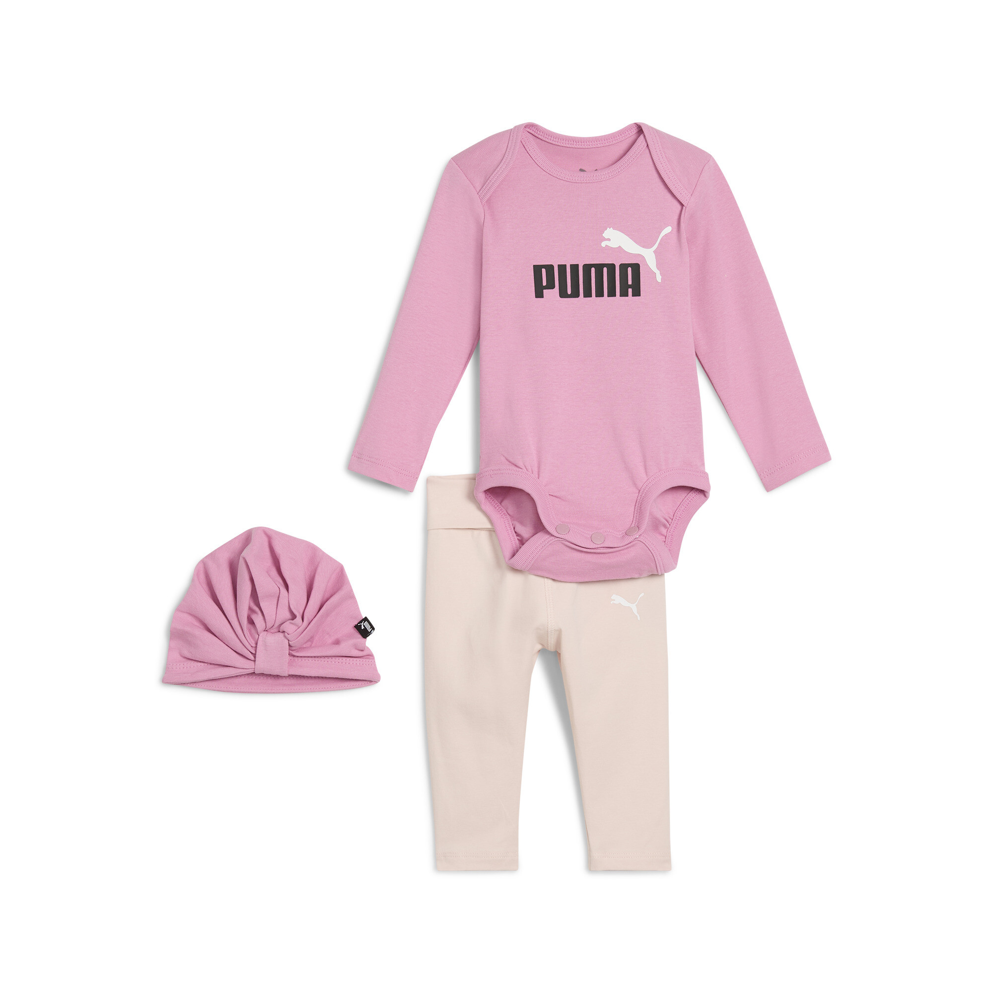 Puma Minicats Newborn Set, Pink, Size 2-4M, Clothing