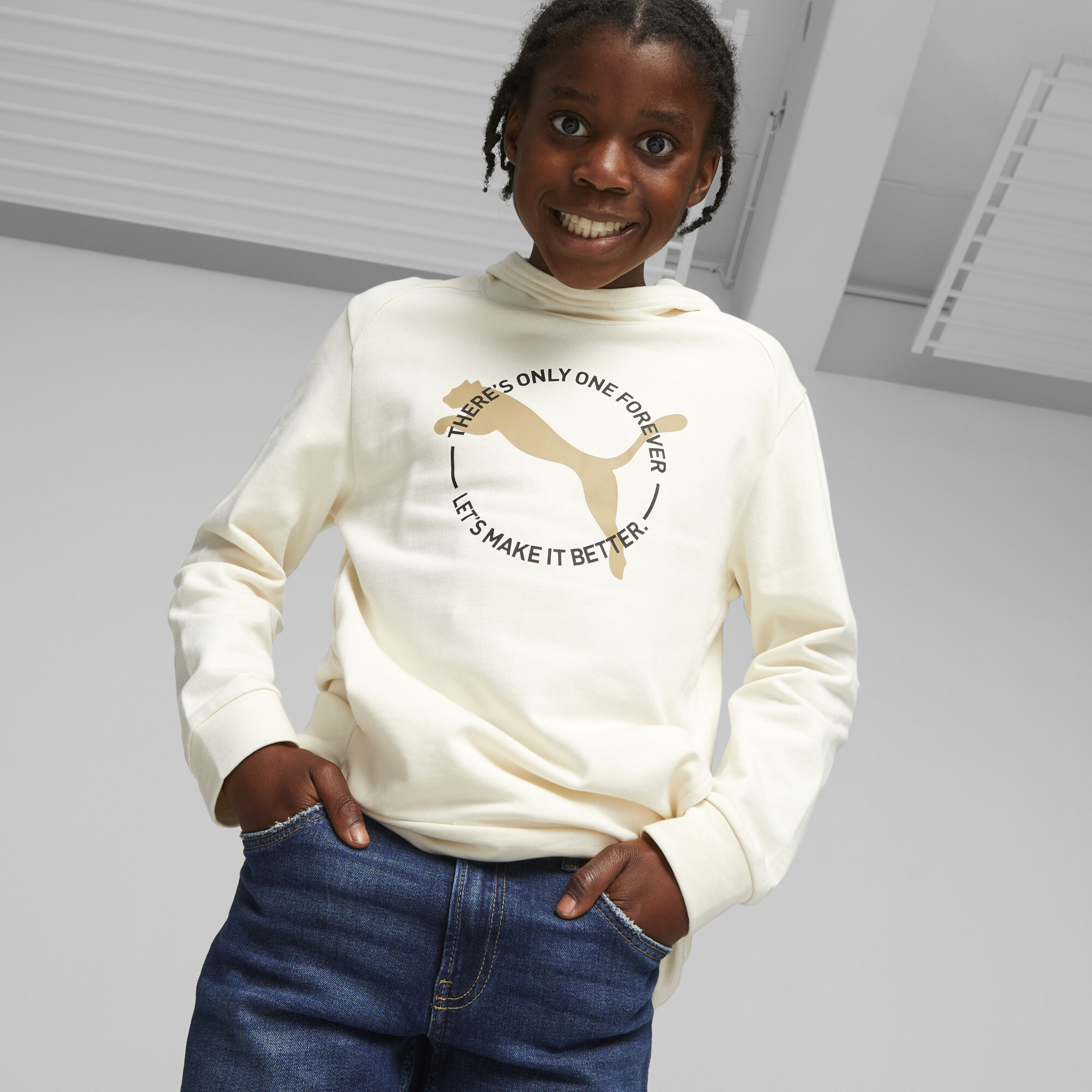 PUMA Better Sportswear Big Kids Hoodie in Assorted Colours Size M 23$