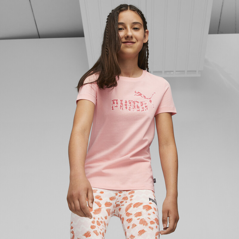PUMA ANIMAL Graphic Youth T-shirt, Pink