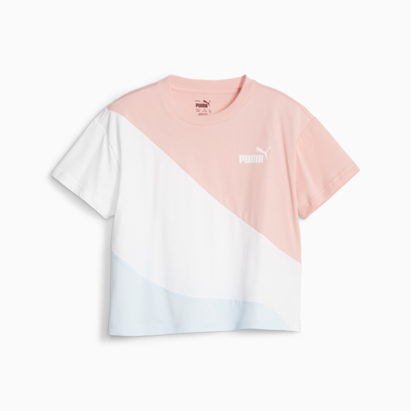 PUMA POWER Youth Tee, Icy Blue, large-ZAF