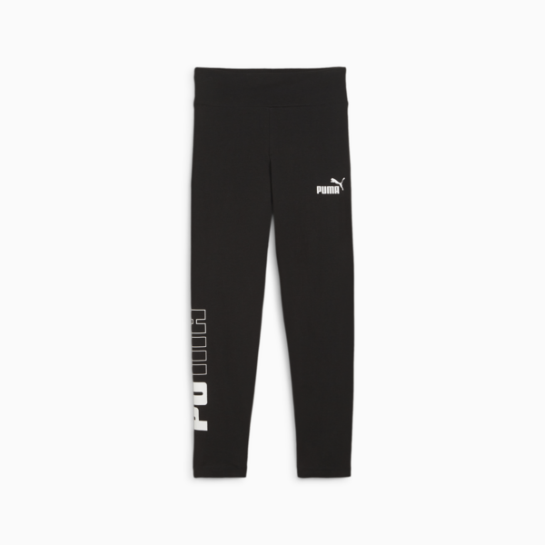 PUMA POWER Colourblock Youth Leggings, PUMA Black, large-ZAF