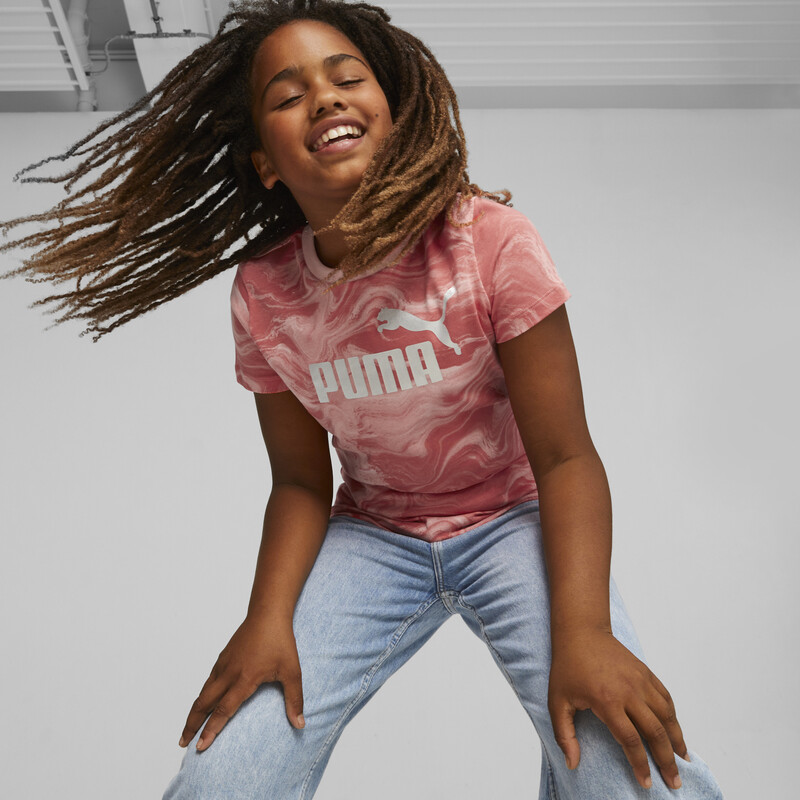 PUMA MARBLEIZED Youth Tee, Pink