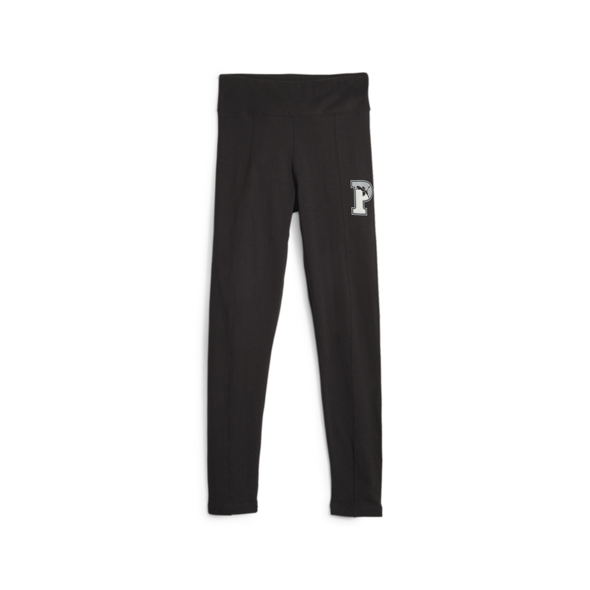 PUMA SQUAD High-Waist Leggings In Black, Size 9-10 Youth