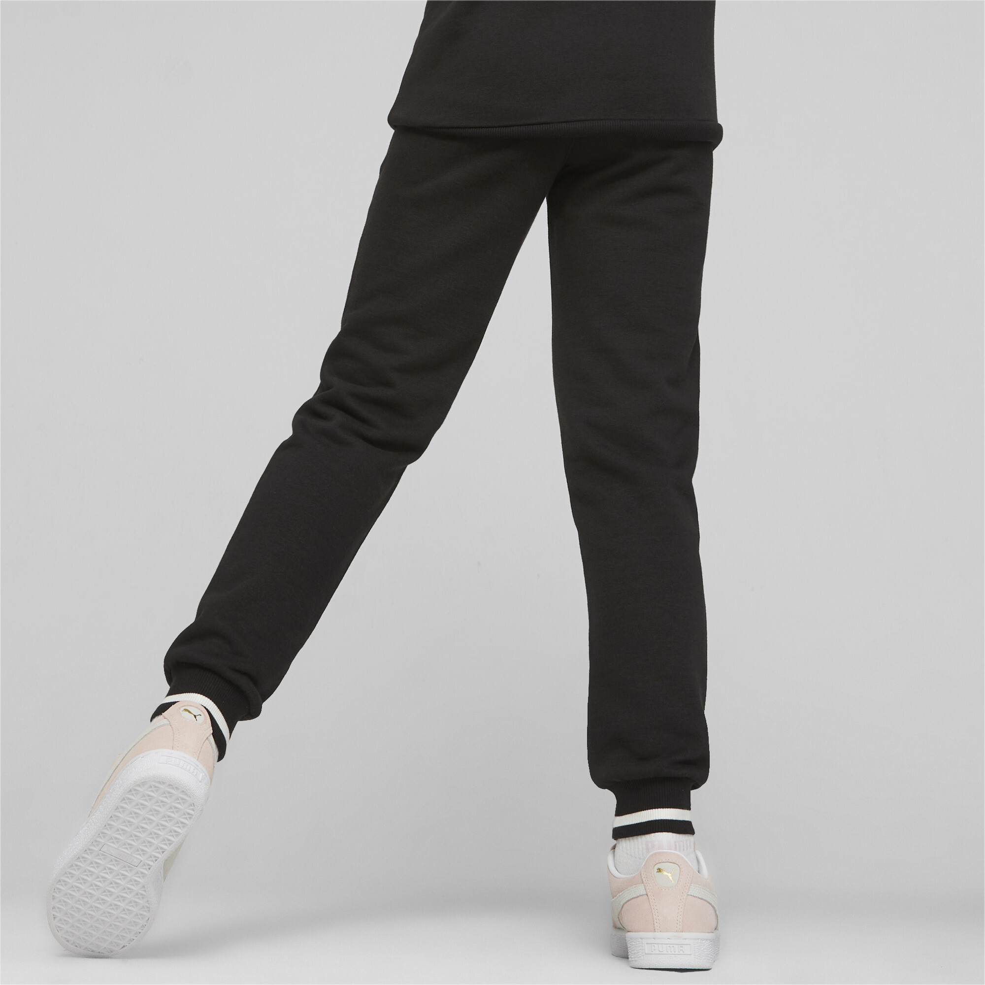 Women's Puma SQUAD Youth Sweatpants, Black, Size 9-10Y, Clothing