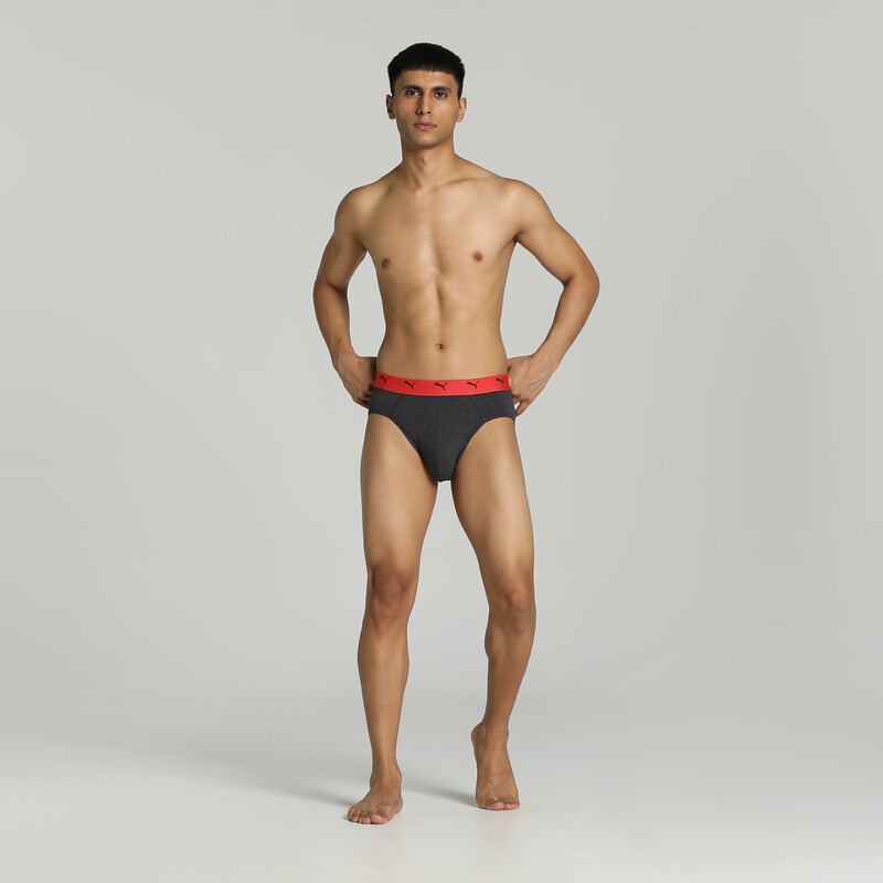 

Men's PUMA Stretch Plain Briefs Pack Of 2 With EVERFRESH Technology