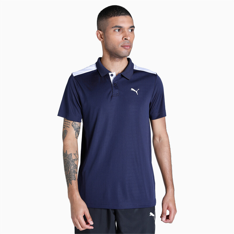 

Men's PUMA Color Block Train Slim Fit Polo