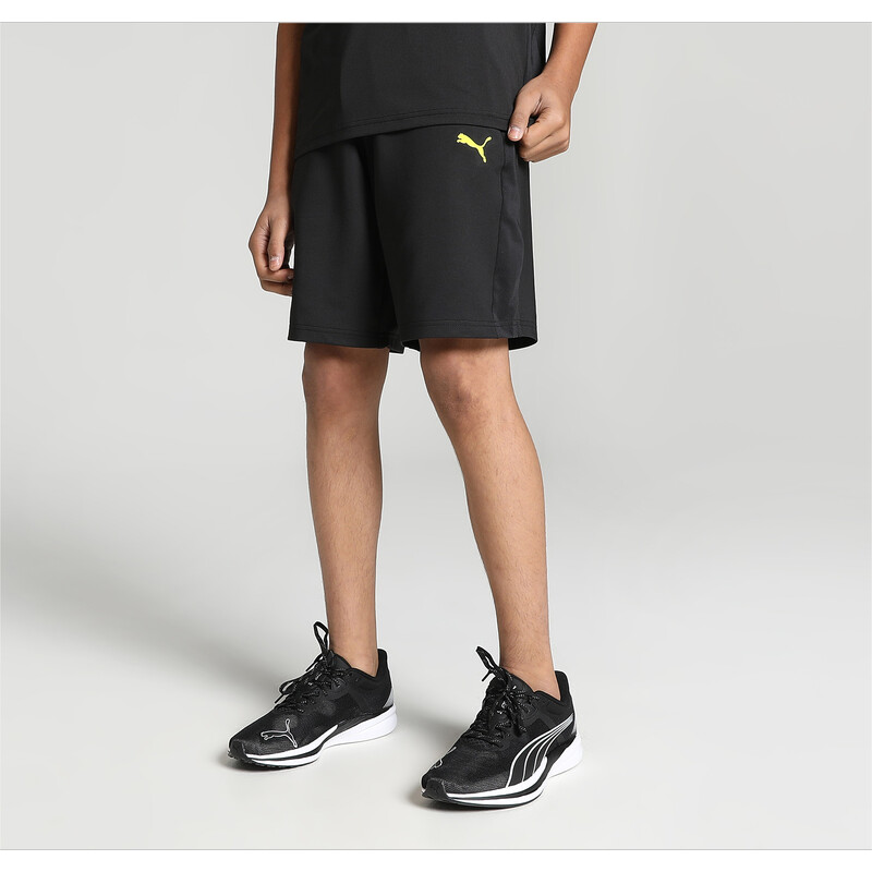 Boys PUMA X One8 Training Youth Regular Fit Shorts in Black size 3-4Y