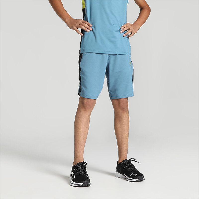 Boys PUMA X One8 Training Youth Regular Fit Shorts in Deep Dive size 13-14Y