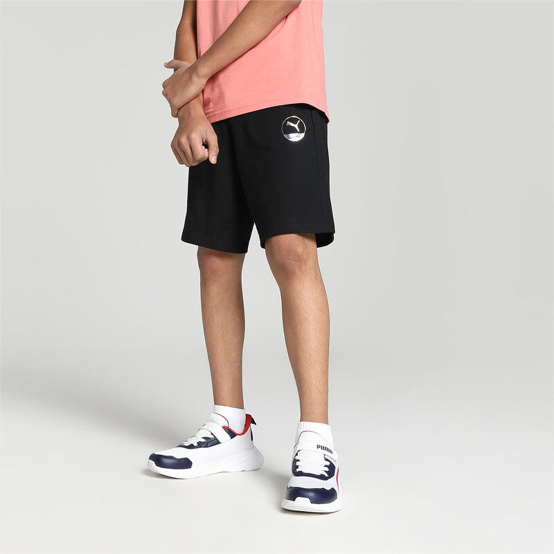 Boys PUMA X One8 Knitted Youth Regular Fit Pants in Black size 11-12Y