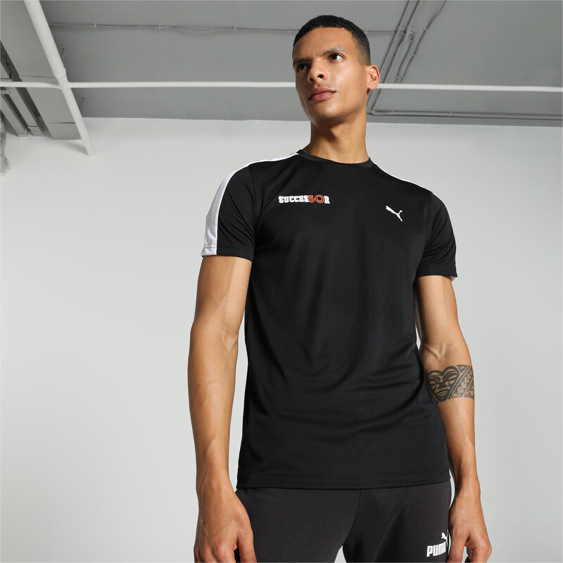 

Men's PUMA SUCCES50R Limited Edition Unisex T-shirt, Black