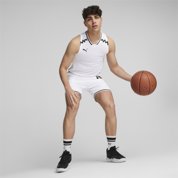 Camiseta de básquet Hoops Team para hombre, PUMA White, large-ARG