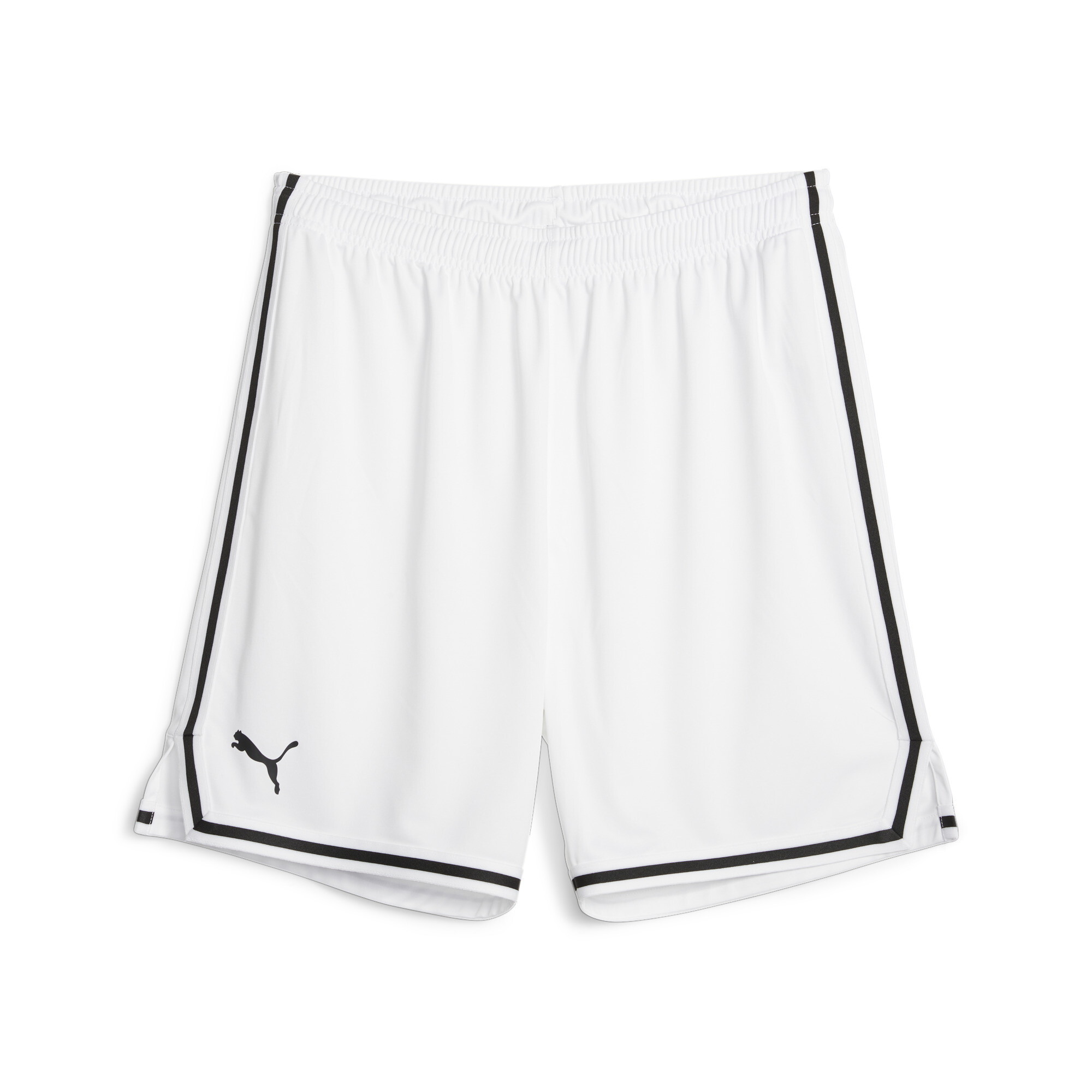 PUMA Hoops Team basketbalshort voor Heren, Wit, Maat 4XL thumbnail 3
