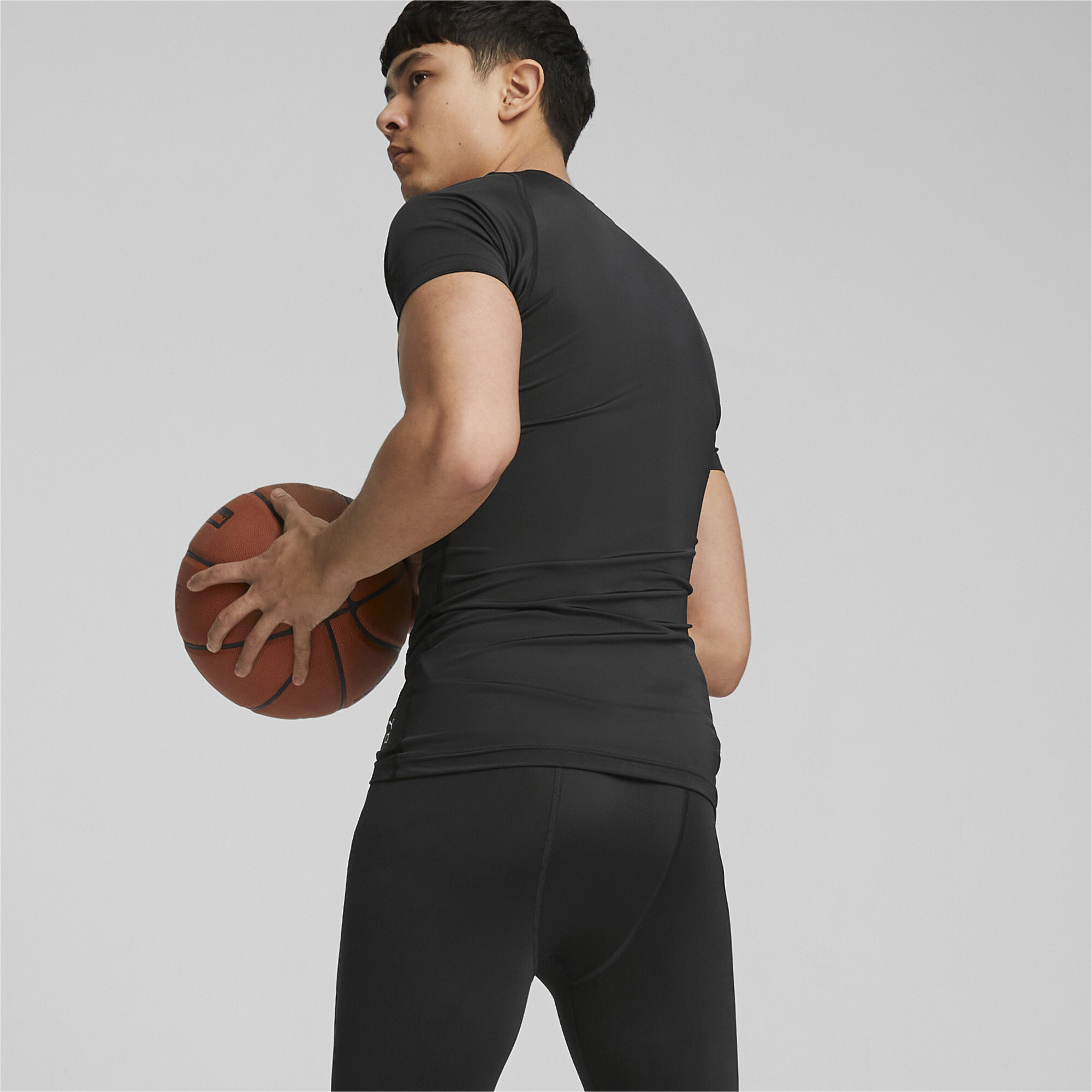 PUMA Hoops Team basketbal T-shirt voor Heren, Zwart, Maat 4XL thumbnail 4