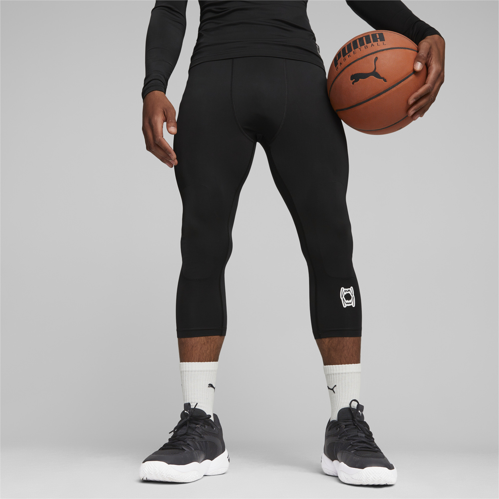 PUMA Hoops Team basketbaltrainingsbroek voor Heren, Zwart, Maat XXL thumbnail 6