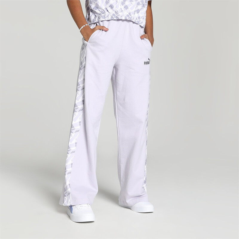 PUMA Printed Panel Girl's Relaxed Fit Pants
