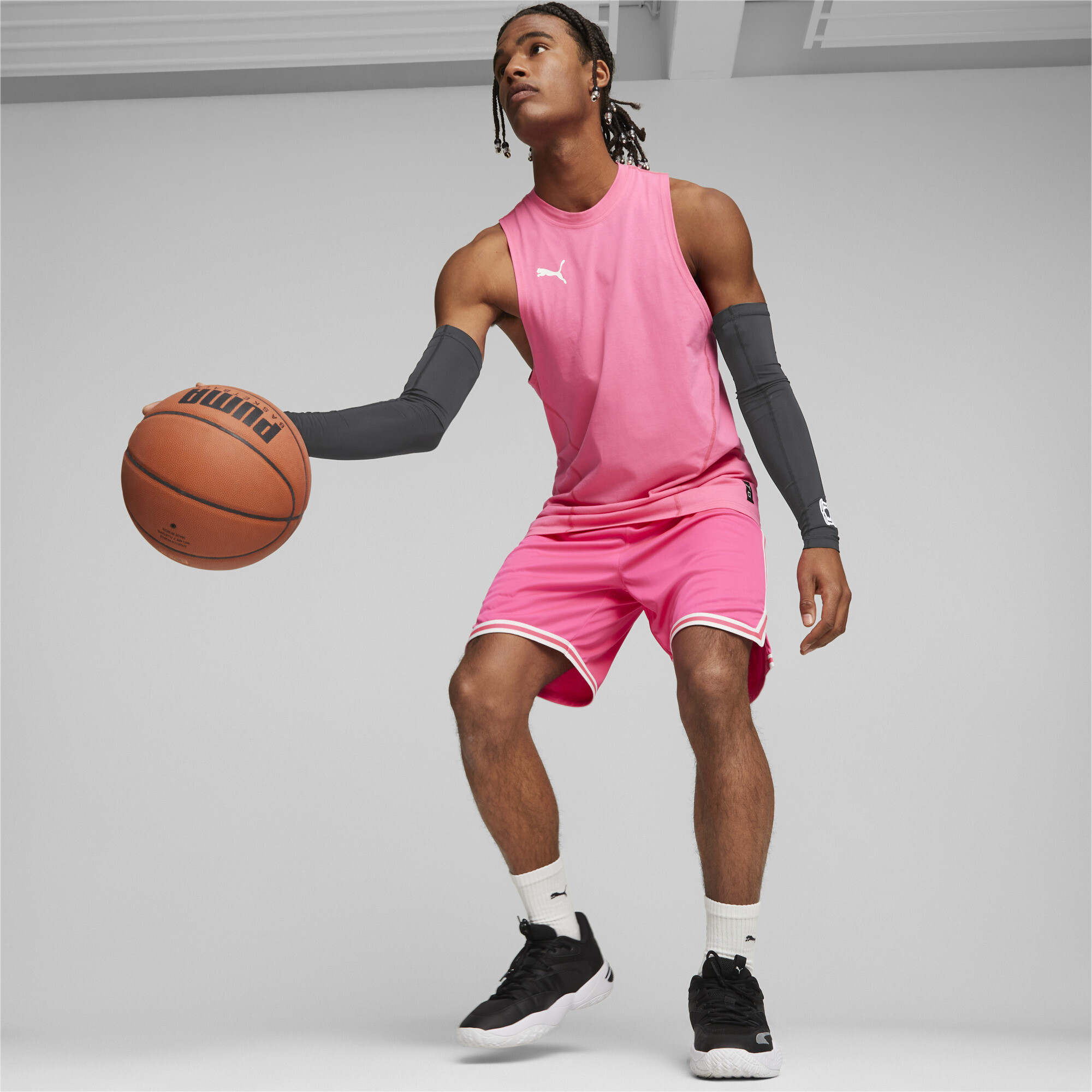 Puma Hoops Team Arm Sleeves - - zwart - maat S