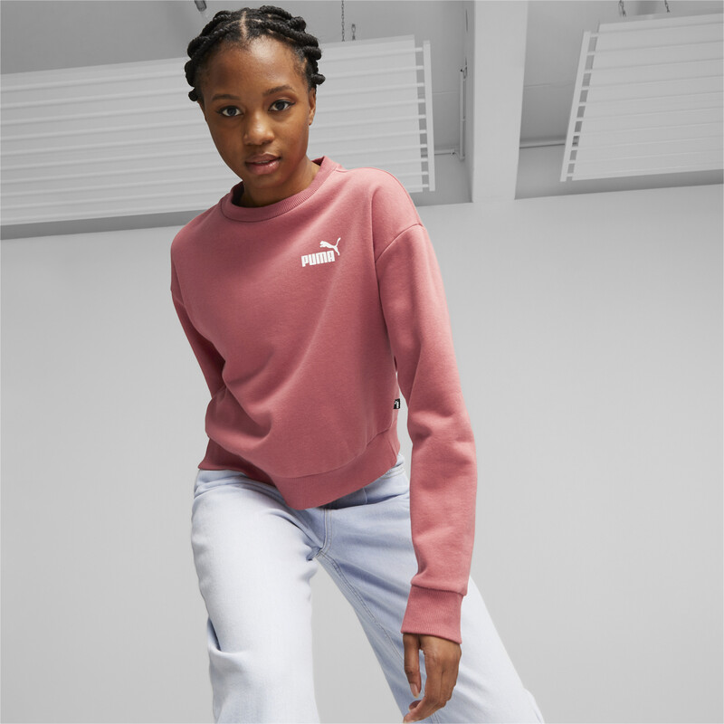 

Women's PUMA Relaxed Fit Crew-Neck Sweatshirt, Red