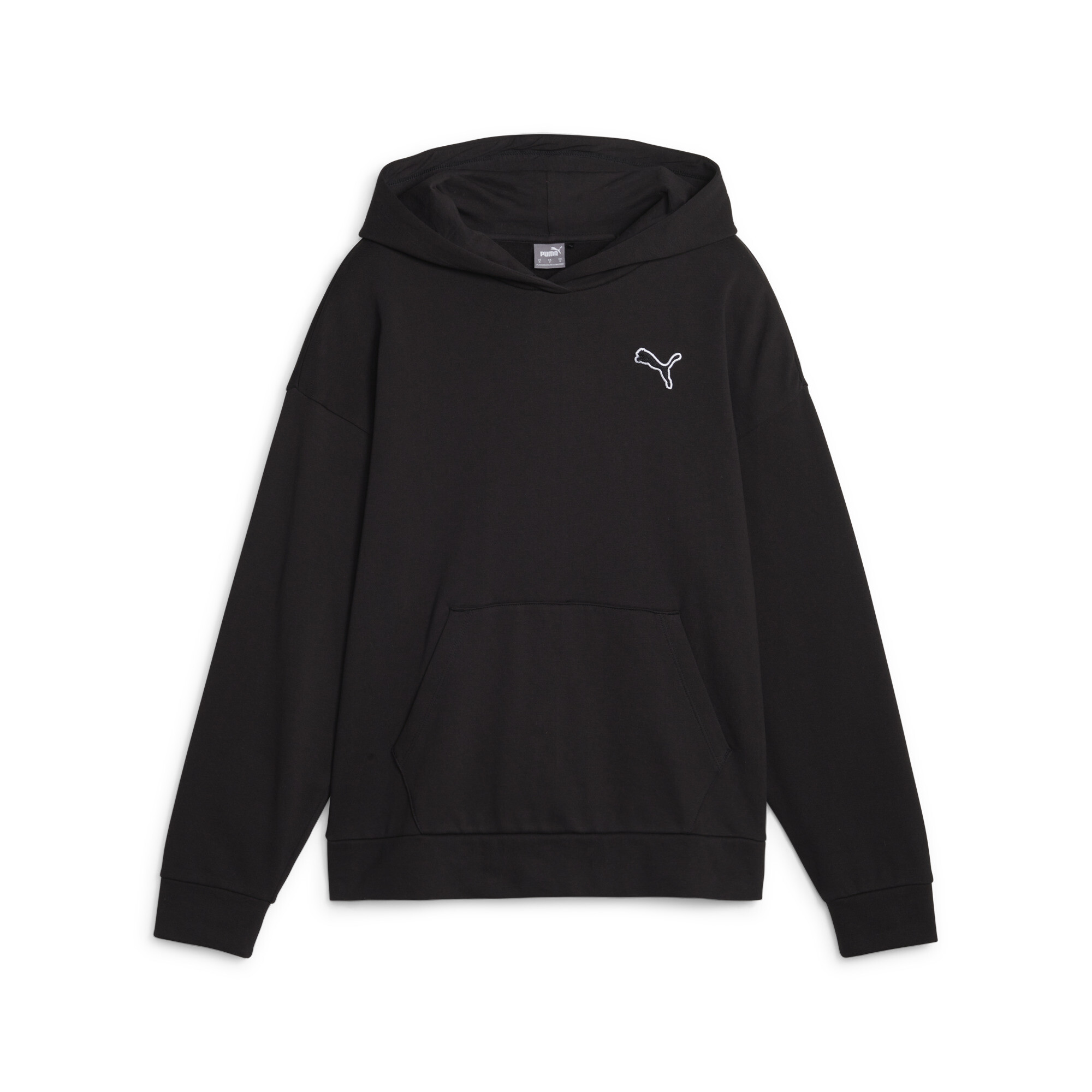 Women's Puma Better Essentials's Hoodie, Black, Size XXL, Clothing