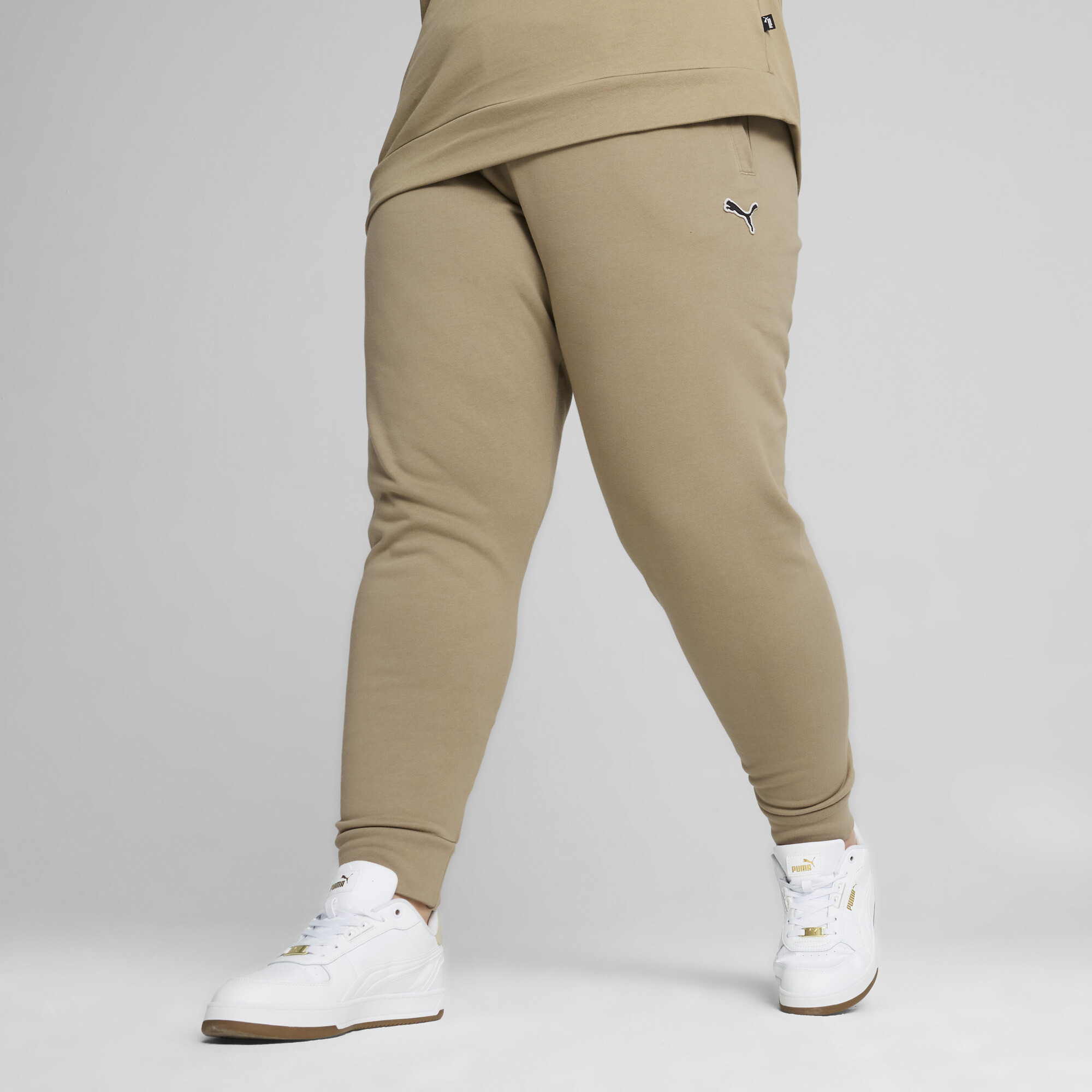 Women's Puma Better Essentials's Sweatpants, Beige, Size S, Clothing