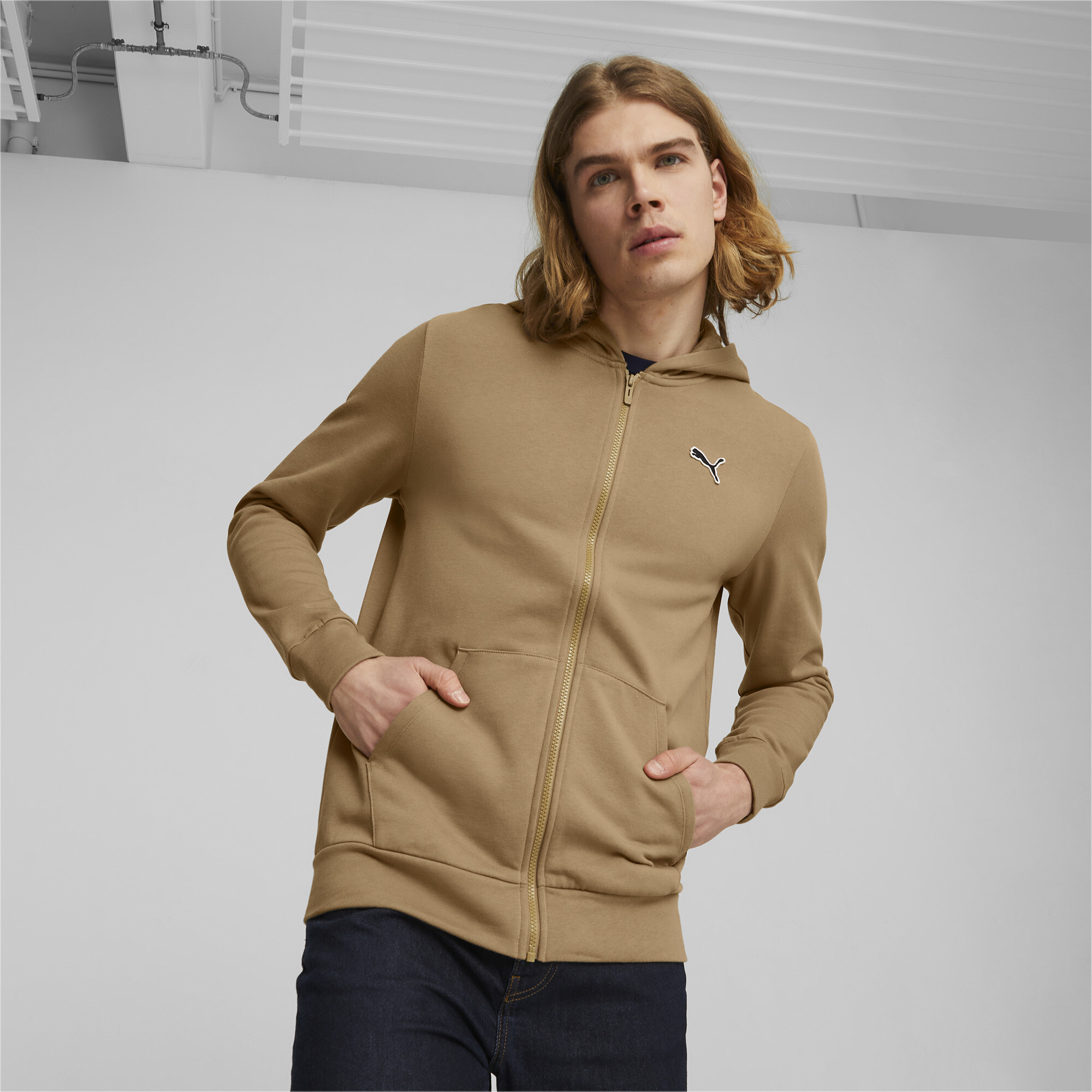 Puma 2025 hoodie khaki