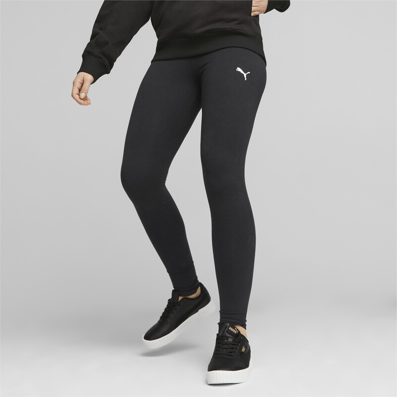 Women's PUMA HER High-Waist Leggings in Black size M