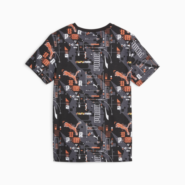 ESS+ FUTUREVERSE Youth Tee, PUMA Black, large-ZAF