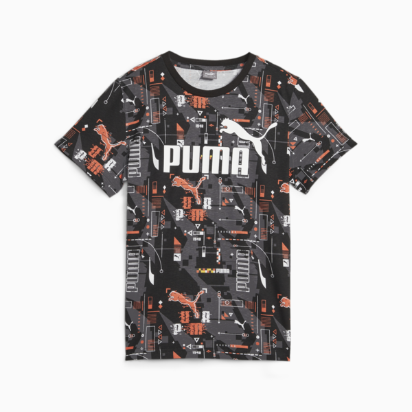 ESS+ FUTUREVERSE Youth Tee, PUMA Black, large-ZAF