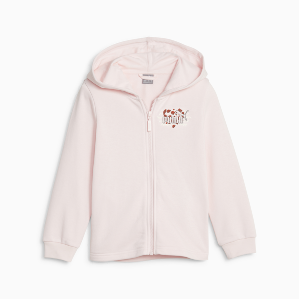Essentials Mix Match Kids' Full-Zip Hoodie, Frosty Pink, large-ZAF
