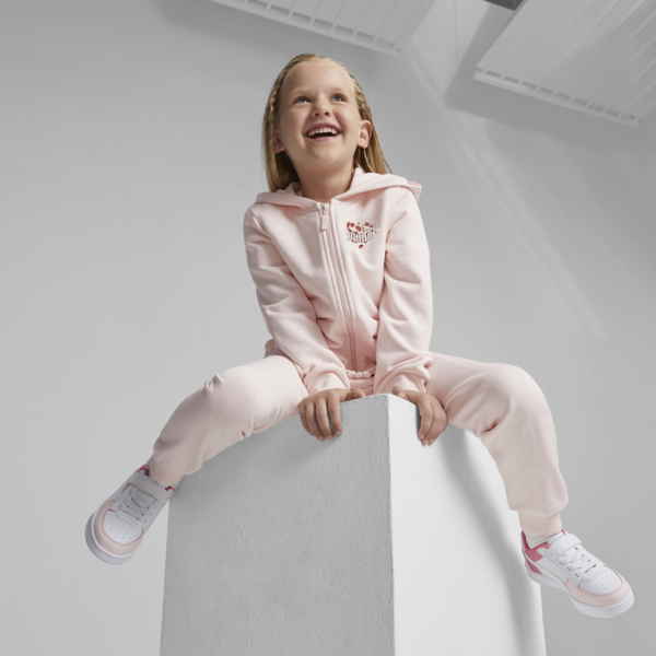Essentials Mix Match Kids' Full-Zip Hoodie, Frosty Pink, large-ZAF