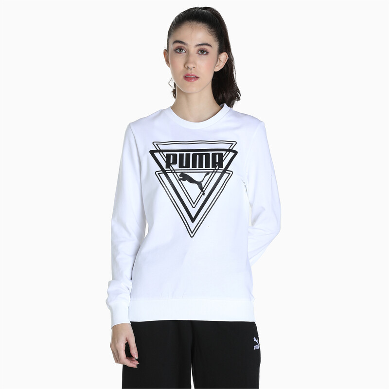 

Women's PUMA Graphic Regular Fit Crew-Neck Sweatshirt