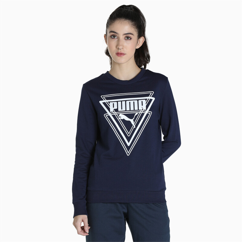 

Women's PUMA Graphic Regular Fit Crew-Neck Sweatshirt