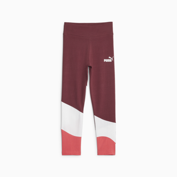 PUMA POWER Youth Leggings, Dark Jasper, large-MEX