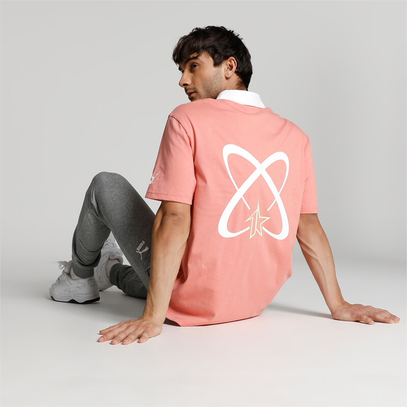 

Men's PUMA X1DER Classic Polo T-Shirt, Pink