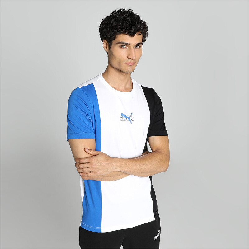 

Men's PUMA X1DER Colorblock Regular Fit T-shirt, White
