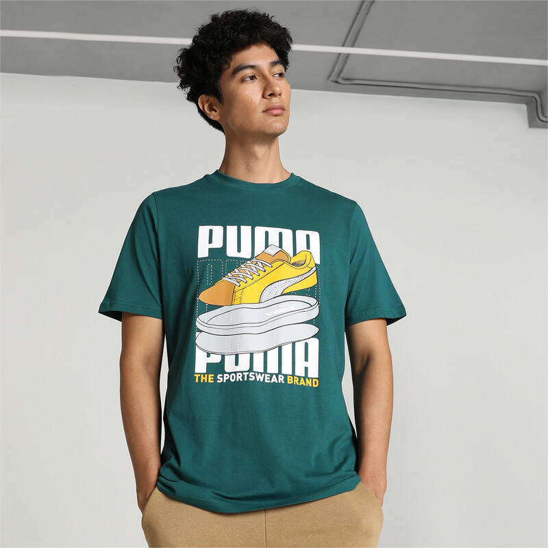 

Men's PUMA GRAPHICS Sneaker T-shirt, Malachite