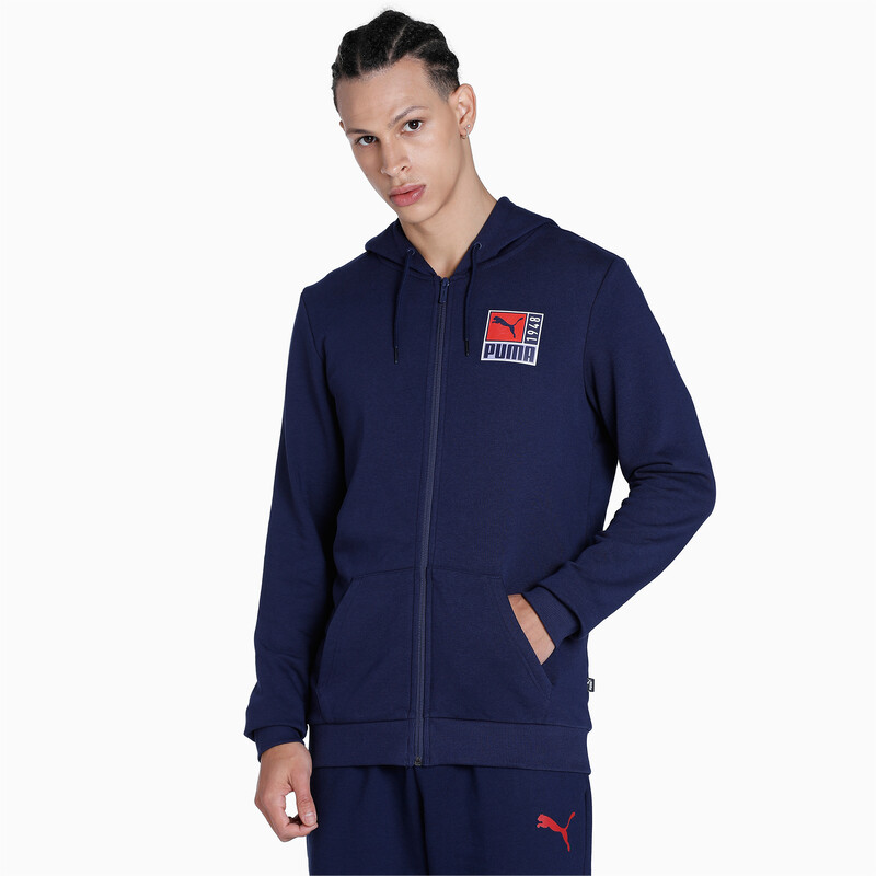 

Men's PUMA 1948 Graphic Hooded Slim Fit Jacket