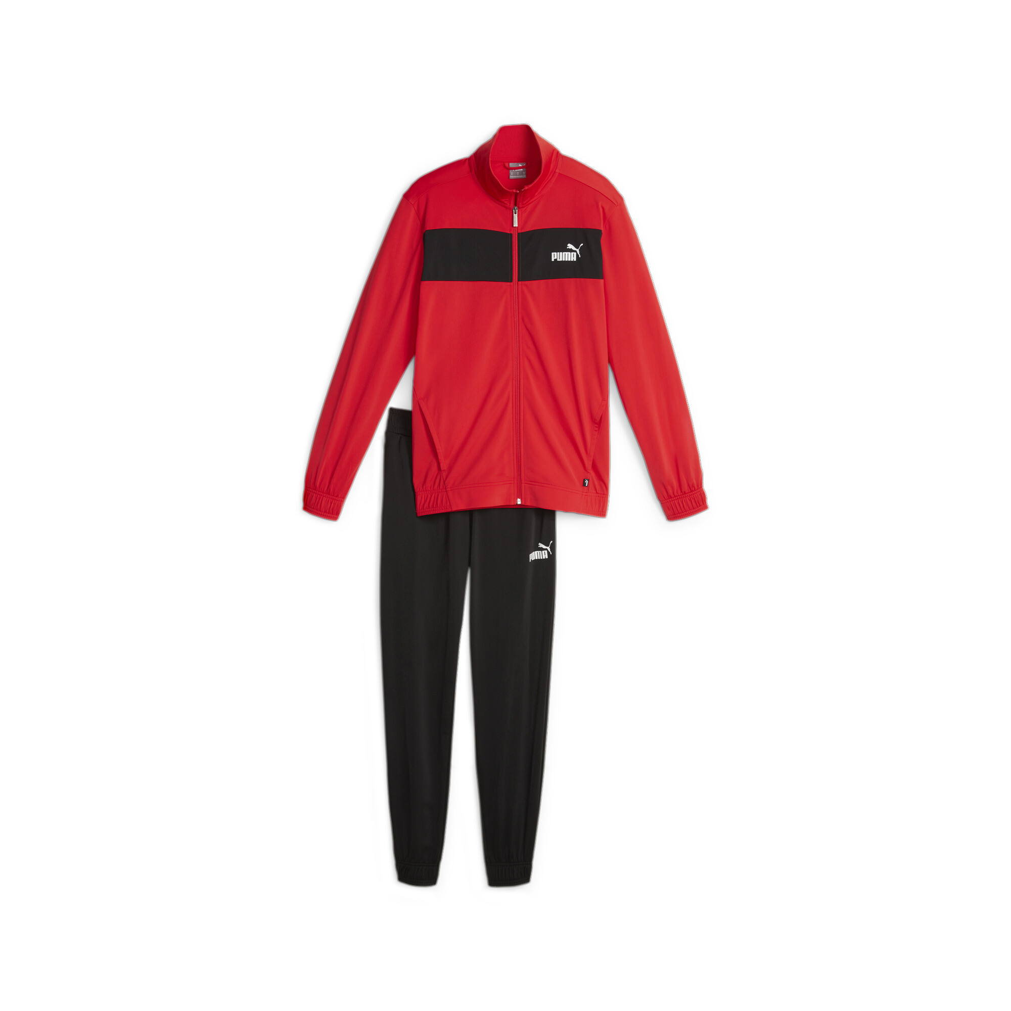 Men's Puma Men's Poly Tracksuit, Red, Size 3XL, Clothing