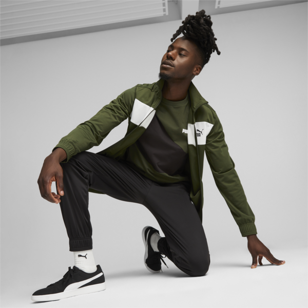 Men's Poly Tracksuit, Myrtle, large-ZAF