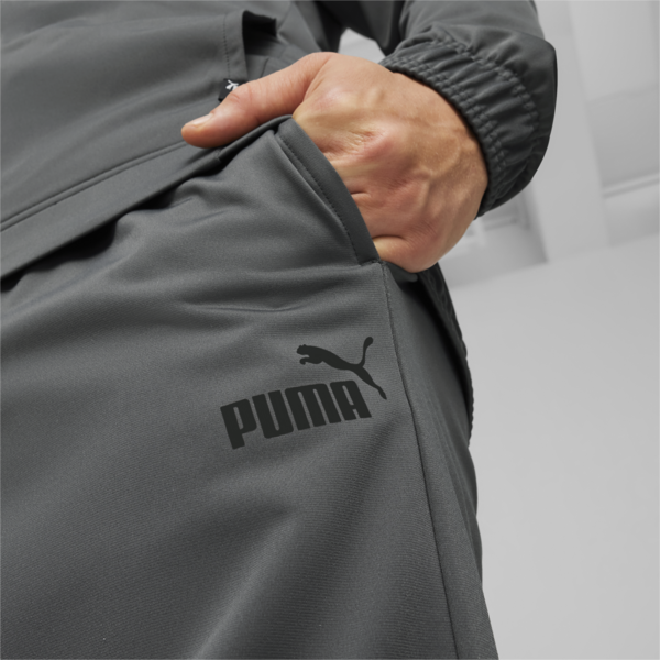 Men's Poly Tracksuit, Mineral Gray, large-ZAF