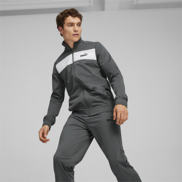Men s Poly Tracksuit gray PUMA