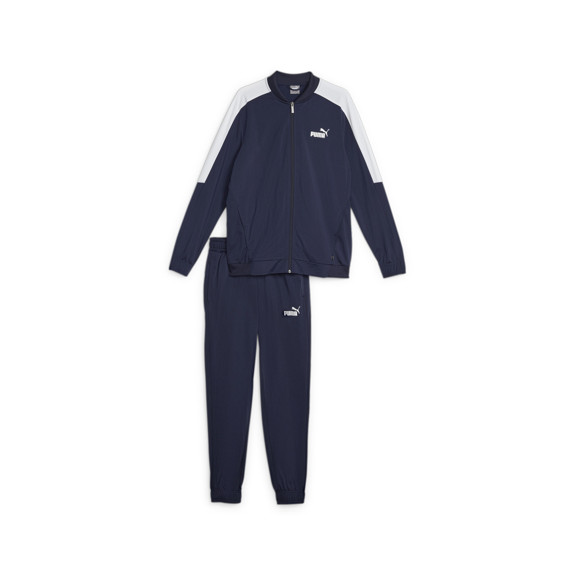 Men's Puma Men's Baseball Tricot Suit, Blue, Size L, Clothing